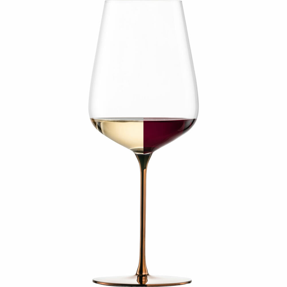 Eisch Allroundgläser Essenca Sensisplus, 2er Set, Rotweinglas, Weinglas, Kristallglas, Kupfer, 740 ml, 15434022