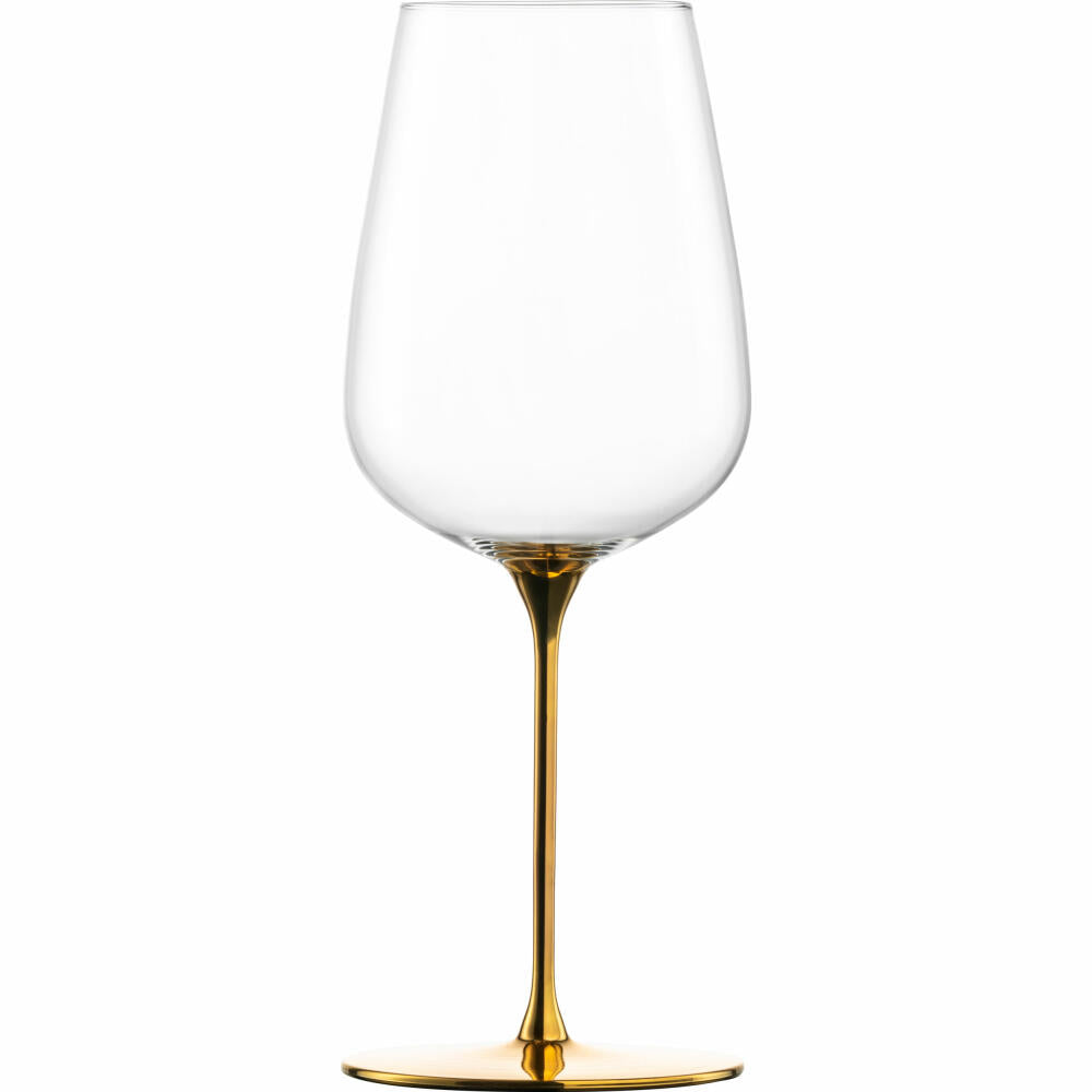 Eisch Allroundgläser Essenca Sensisplus, 2er Set, Weißweinglas, Weinglas, Kristallglas, Goldfarben, 580 ml, 15434030