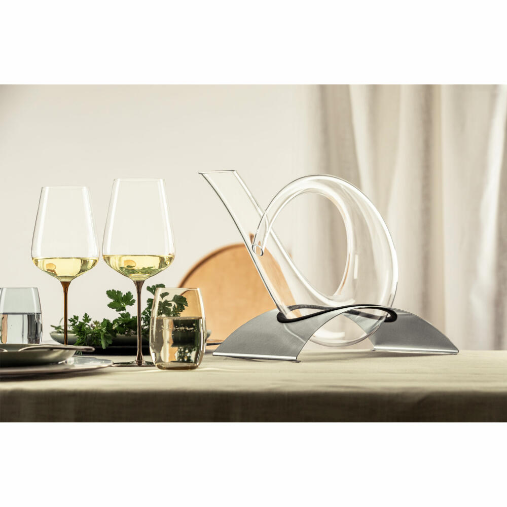Eisch Allroundgläser Essenca Sensisplus, 2er Set, Weißweinglas, Weinglas, Kristallglas, Kupfer, 580 ml, 15434032