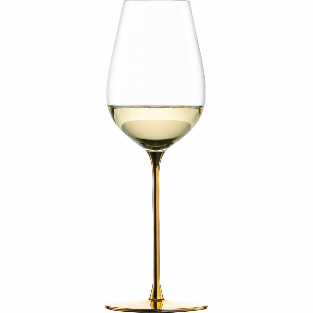 Eisch Allroundgläser Essenca Sensisplus, 2er Set, Champagnerglas, Weinglas, Kristallglas, Goldfarben, 400 ml, 15434070