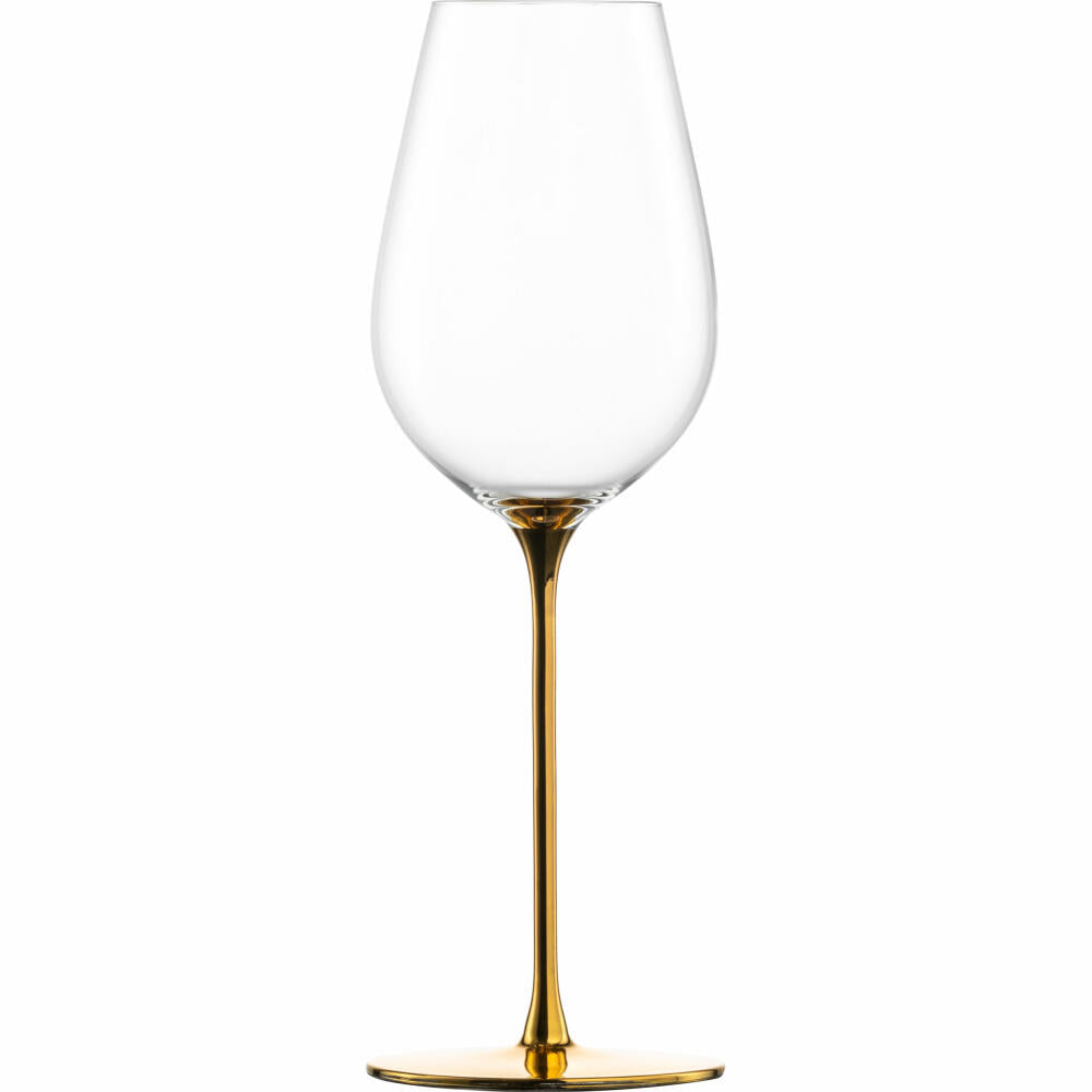 Eisch Allroundgläser Essenca Sensisplus, 2er Set, Champagnerglas, Weinglas, Kristallglas, Goldfarben, 400 ml, 15434070