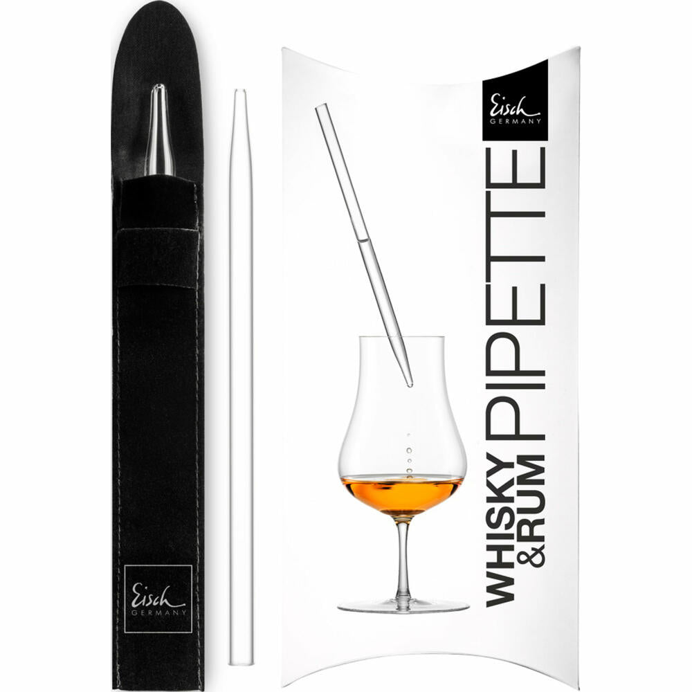 Eisch Rum Tasting Set Jeunesse, 3-tlg., Rumglas, Pipette, Glas, Kristallglas, 25140067