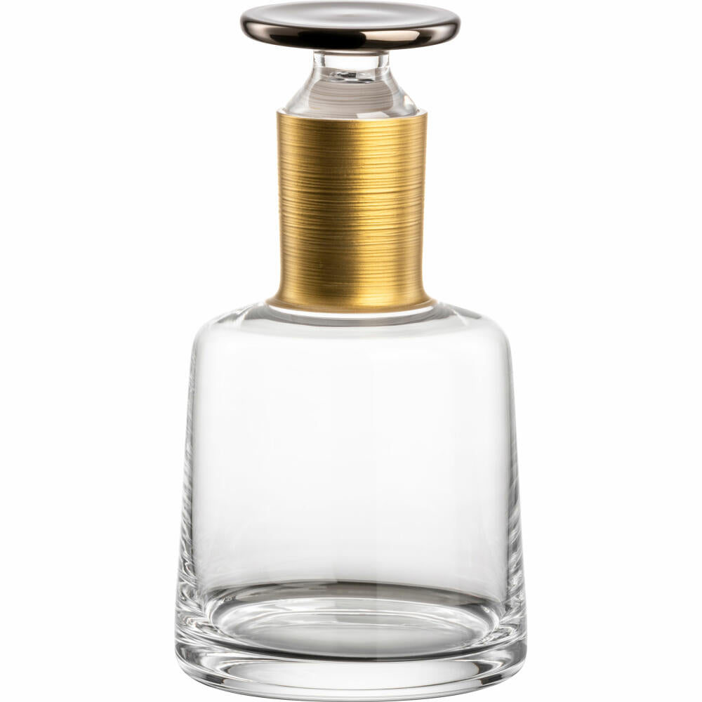 Eisch Whisky Karaffe Haptics, No Drop, Whiskykaraffe, Kristallglas, Gold / Platin, 0.75 L, 78489908