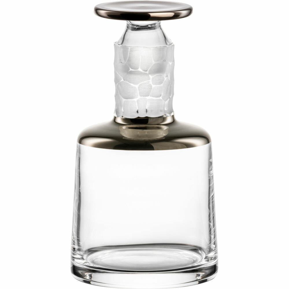 Eisch Whisky Karaffe Hamilton, No Drop, Whiskykaraffe, Kristallglas, Matt Platin, 0.75 L, 78189908