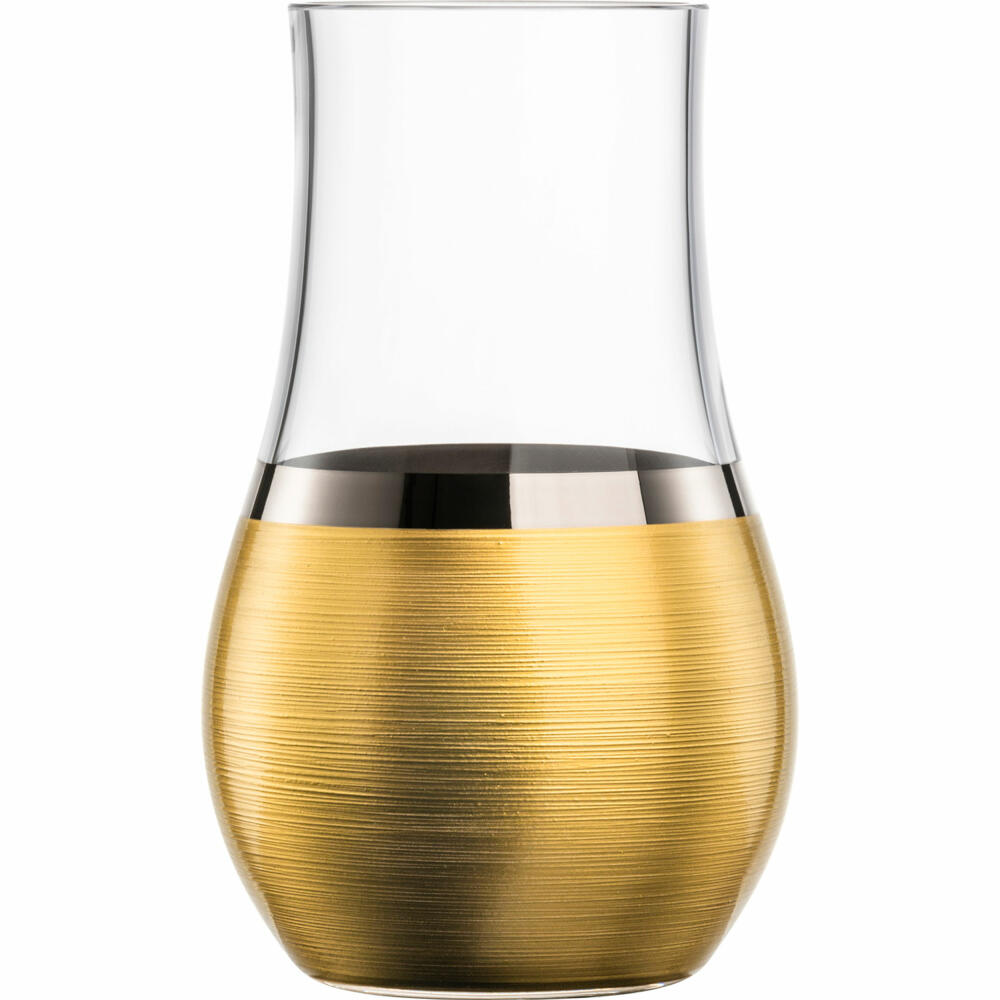 Eisch Windlicht Haptics, Vase, Kerzenhalter, Kristallglas, Gold / Platin, H 23.8 cm, 78425924