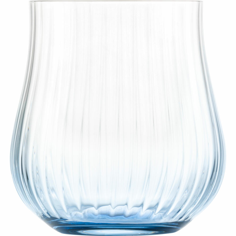 Eisch Allround Becher 4-tlg. Rising, Trinkglas, Gläser, Kristallglas, Grün / Blau / Aqua / Amber, 400 ml, 78711399