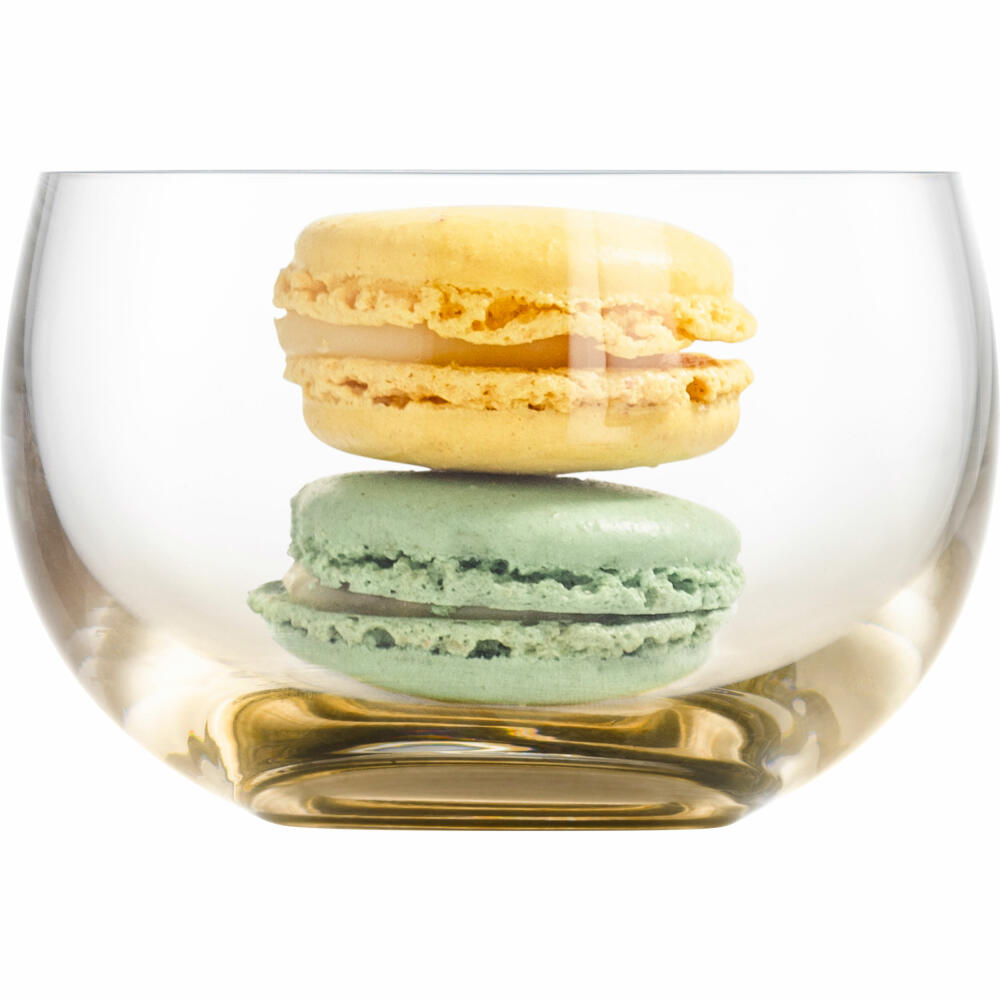 Eisch Dessertschalen 2er Set Gem, Dessertschale, Dessert Schale, Müslischale, Kristallglas, Amber, Ø 9.2 cm, 30031016
