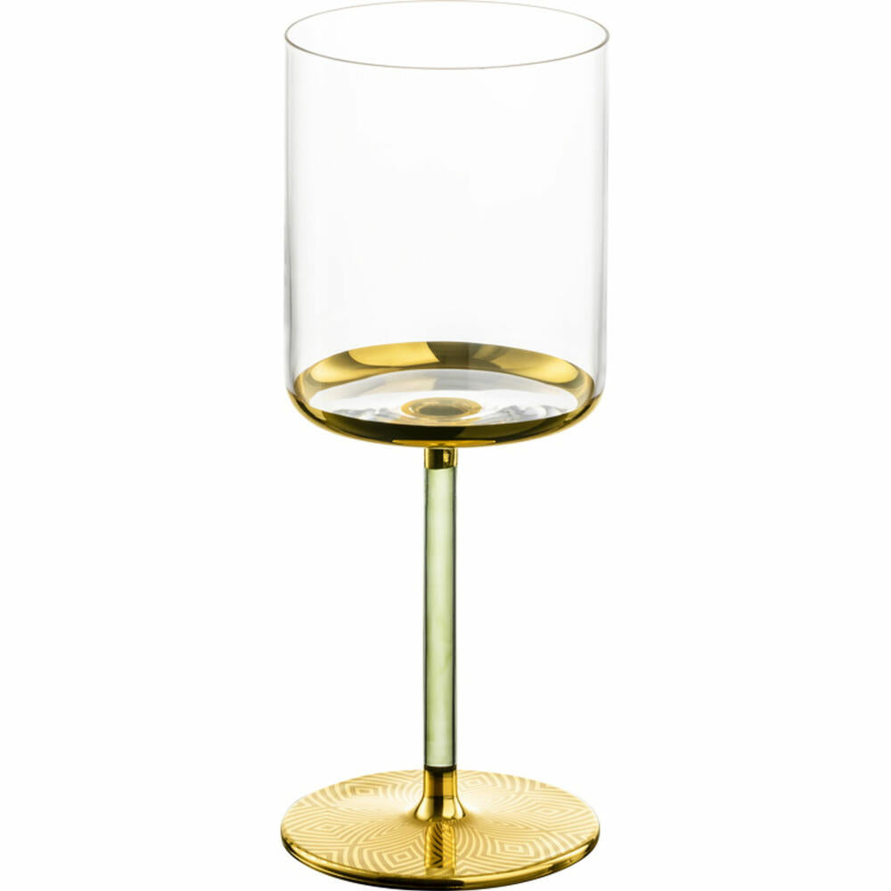 Eisch Weißweingläser Adeline, 2er Set, Weißweinglas, Weinglas, Weißwein Glas, Gold, 400 ml, 15691031