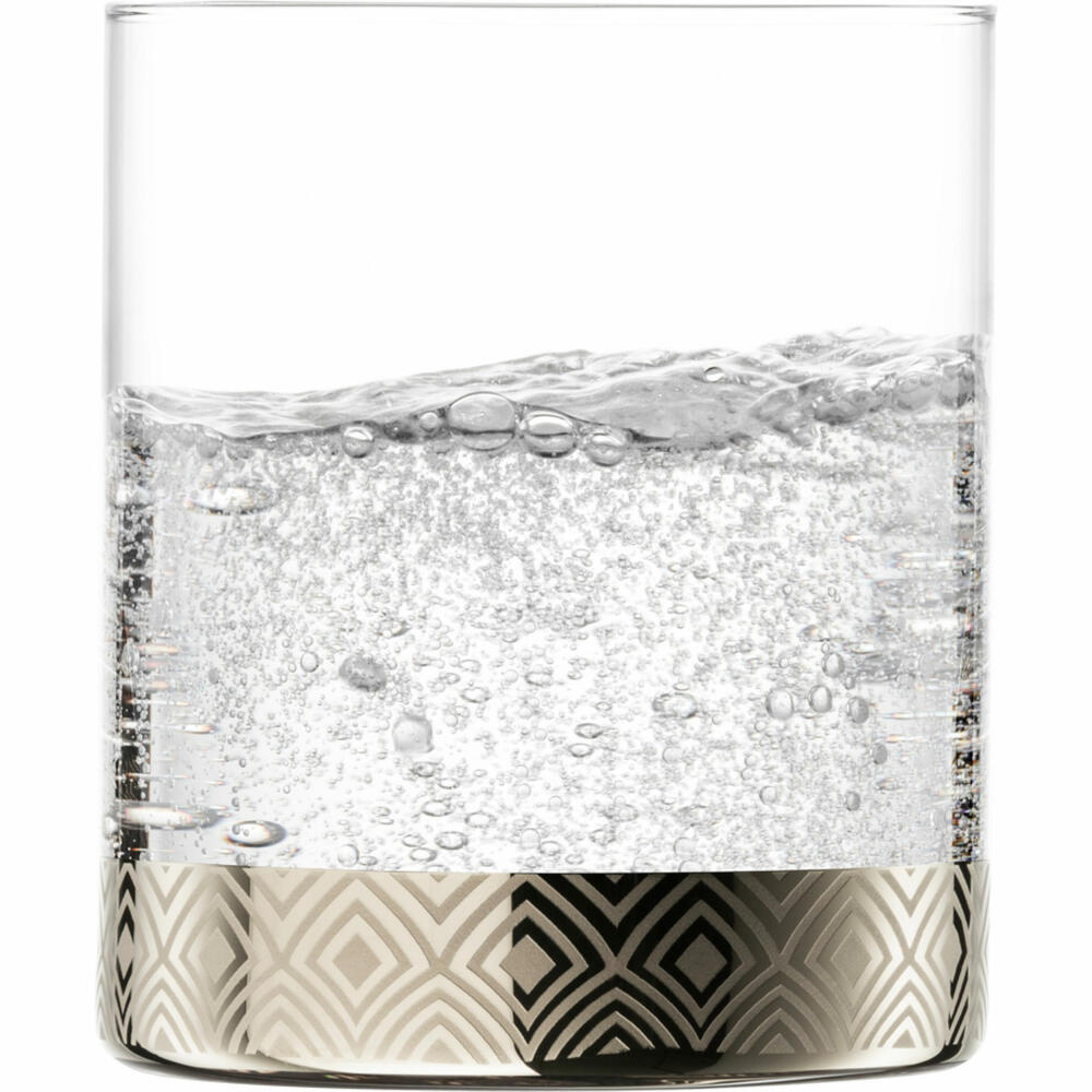 Eisch Becher Adeline, 2er Set, Wasserglas, Trinkglas, Glas, Platin, 440 ml, 15692089