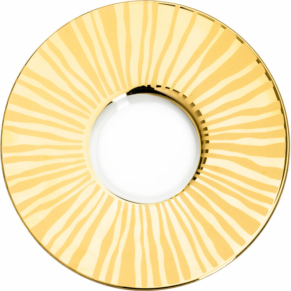 Eisch Espressoglas Cosmo Collect, mit Untersetzer, Espressotasse, Kristallglas, Sun Gold, 100 ml, 70510923
