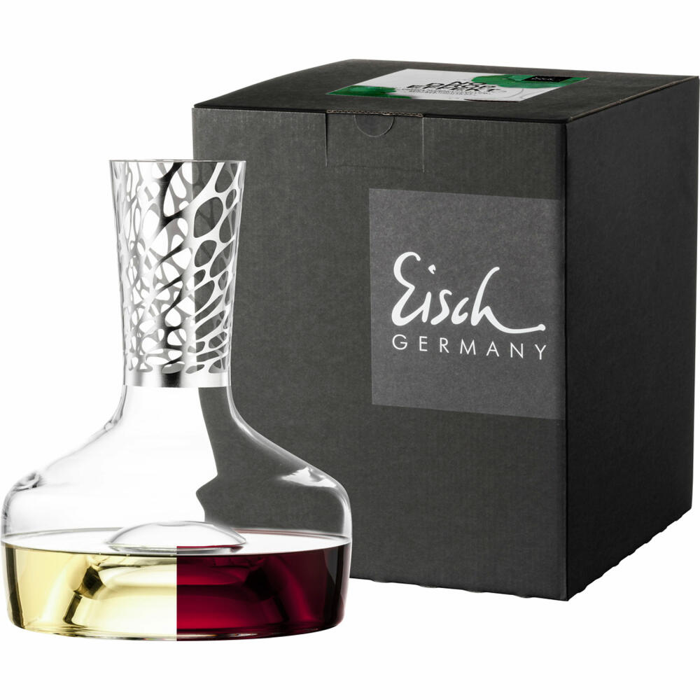 Eisch Dekantierkaraffe Net, Dekanter, Karaffe, Kristallglas, Silber, 750 ml, 79184215