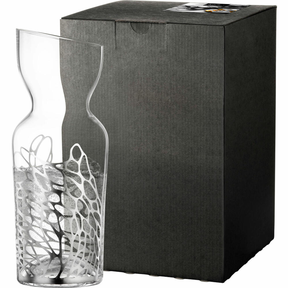 Eisch Karaffe Net, Wasserkaraffe, Weinkaraffe, Kristallglas, Silber, 1 L, 79184310