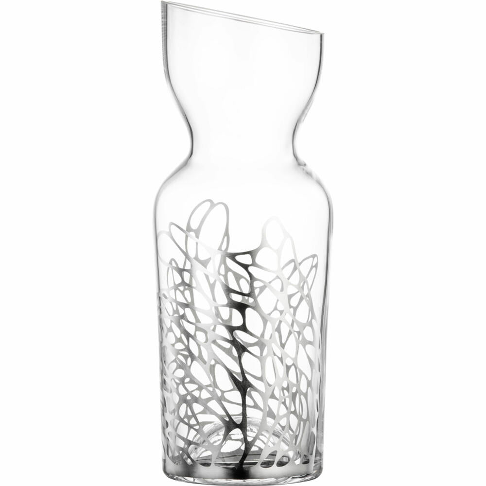 Eisch Karaffe Net, Wasserkaraffe, Weinkaraffe, Kristallglas, Silber, 1 L, 79184310