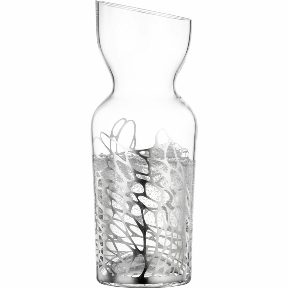 Eisch Karaffe Net, Wasserkaraffe, Weinkaraffe, Kristallglas, Silber, 1 L, 79184310