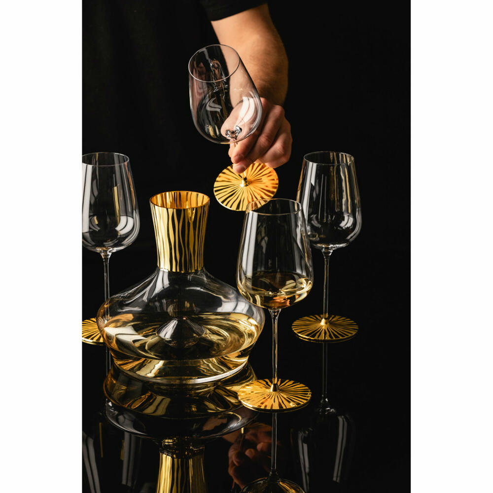 Eisch Allroundgläser Elior Sensisplus, 2er Set, Weinglas, Weißweinglas, Rotweinglas, Kristallglas, Gold, 740 ml, 79254321