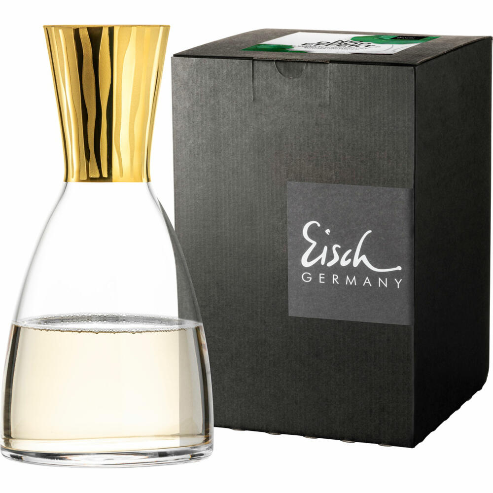 Eisch Karaffe Elior, Wasserkaraffe, Weinkaraffe, Kristallglas, Gold, 750 ml, 79273110