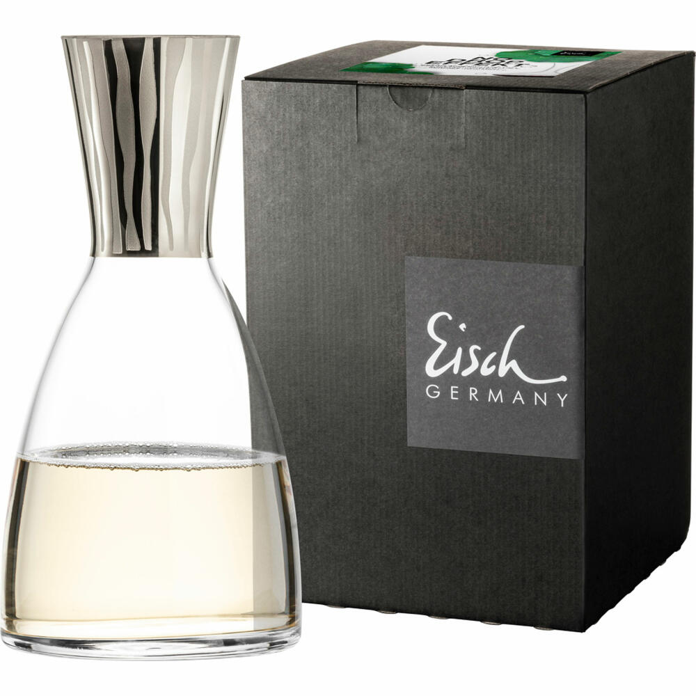 Eisch Karaffe Elior, Wasserkaraffe, Weinkaraffe, Kristallglas, Platin, 750 ml, 79273111