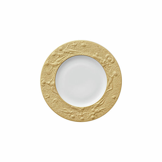 Rosenthal Brotteller Zauberflöte Sarastro, Porzellan, Gold, 19 cm, 11260-206503-10216