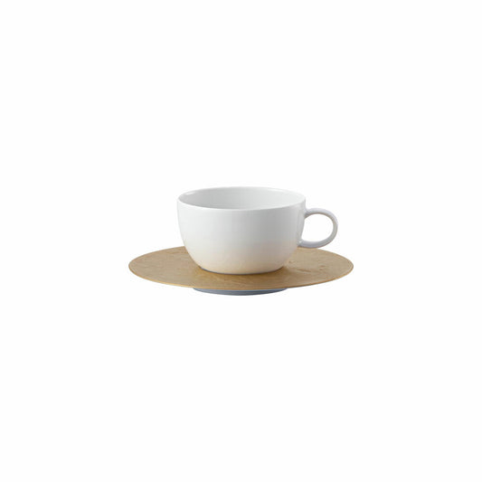 Rosenthal Teetasse Zauberflöte Sarastro mit Untertasse, Porzellan, Gold, 250 ml, 11260-206503-14640