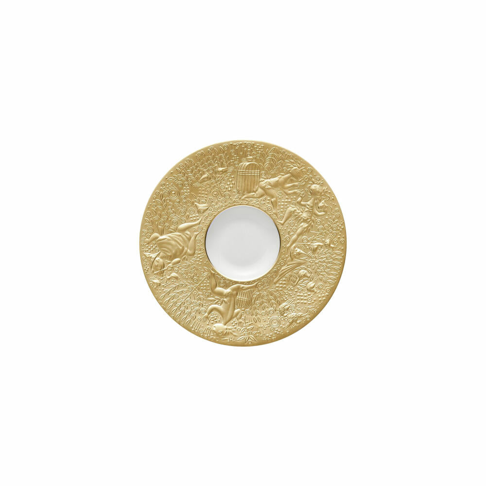 Rosenthal Tee-Untertasse Zauberflöte Sarastro, Porzellan, Gold, 15.3 cm, 11260-206503-14641