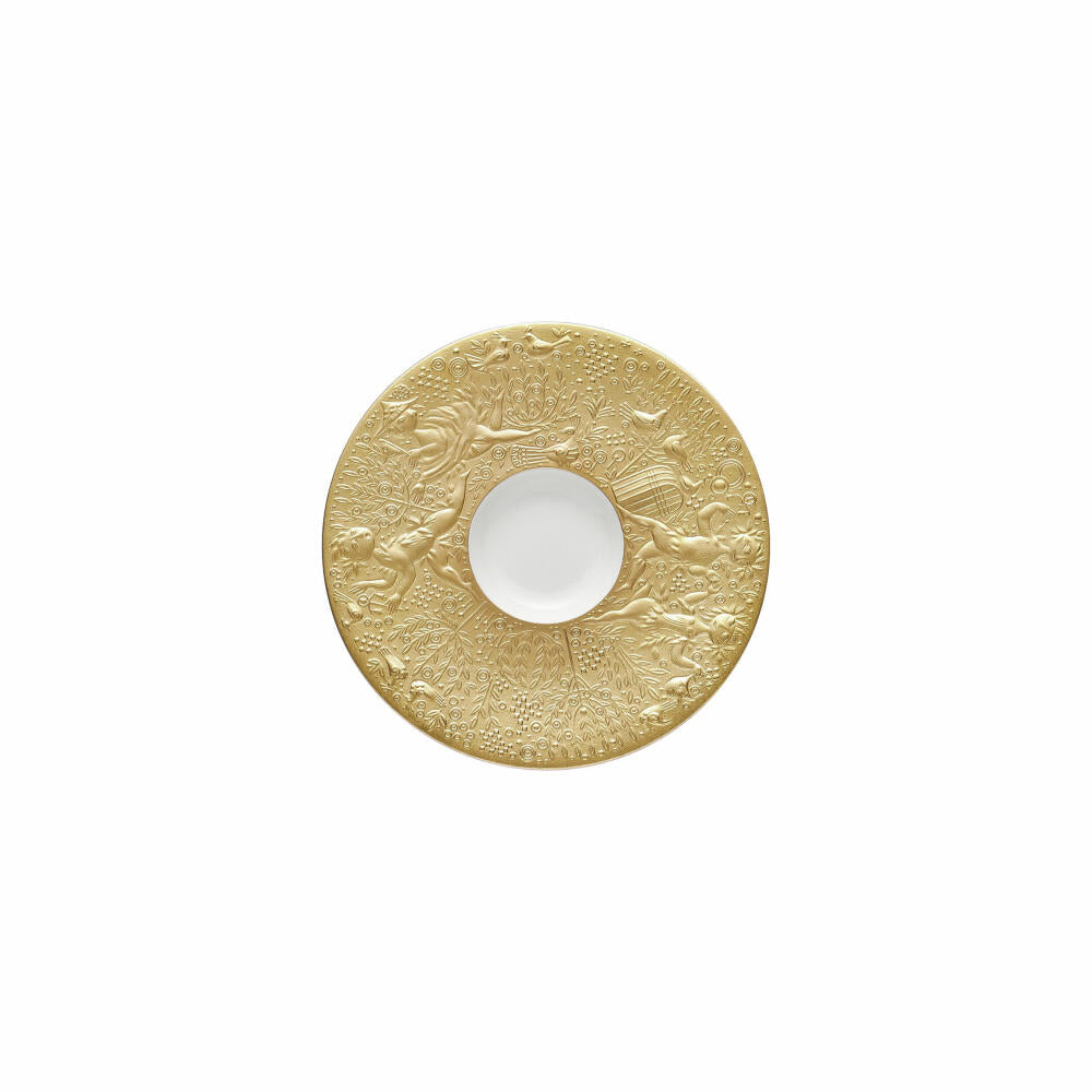 Rosenthal Kaffee-Untertasse Zauberflöte Sarastro, Porzellan, Gold, 15.4 cm, 11260-206503-14741