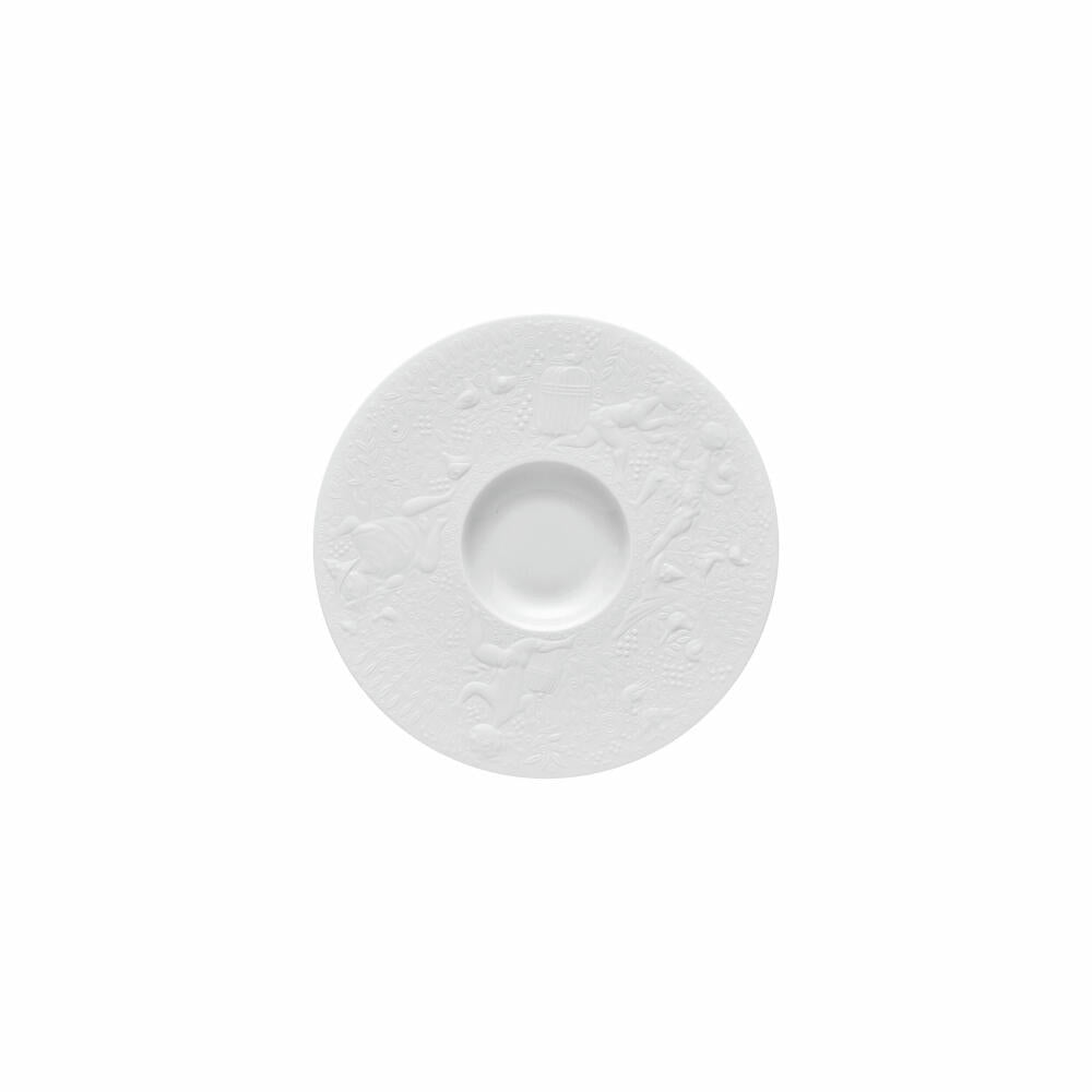 Rosenthal Tee-Untertasse Zauberflöte, Porzellan, Weiß, 15.3 cm, 11260-306500-14641
