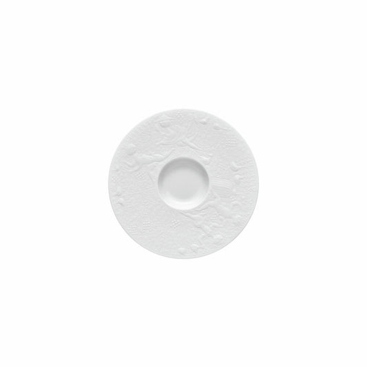 Rosenthal Kaffee-Untertasse Zauberflöte, Porzellan, Weiß, 15.4 cm, 11260-306500-14741