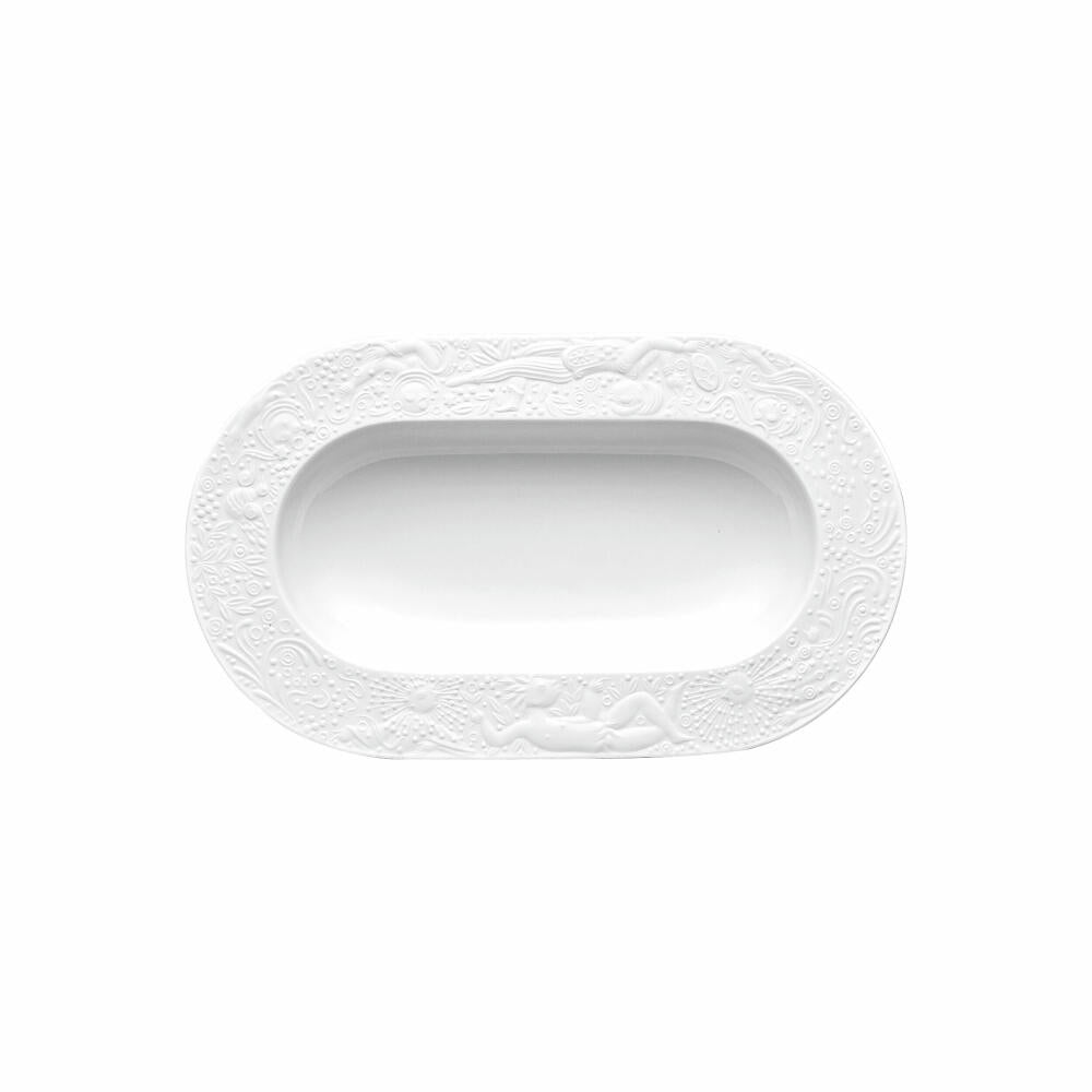 Rosenthal Beilagenplatte Zauberflöte, Porzellan, Weiß, 24 x 14 cm, 11260-306500-15323