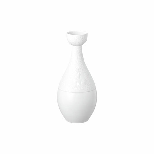 Rosenthal Vase Zauberflöte, Dekovase, Porzellan, Weiß, 22 cm, 11260-306500-26022