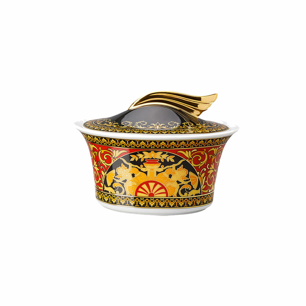 Rosenthal Versace sugar bowl for 6 people Medusa, porcelain, 210 ml, 19300-409605-14330