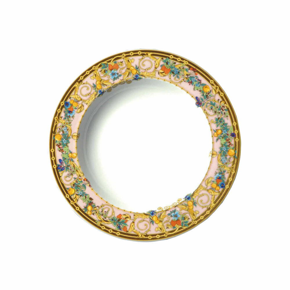 Rosenthal Versace soup plate Le jardin de Versace, porcelain, 22 cm, 19300-409609-10322