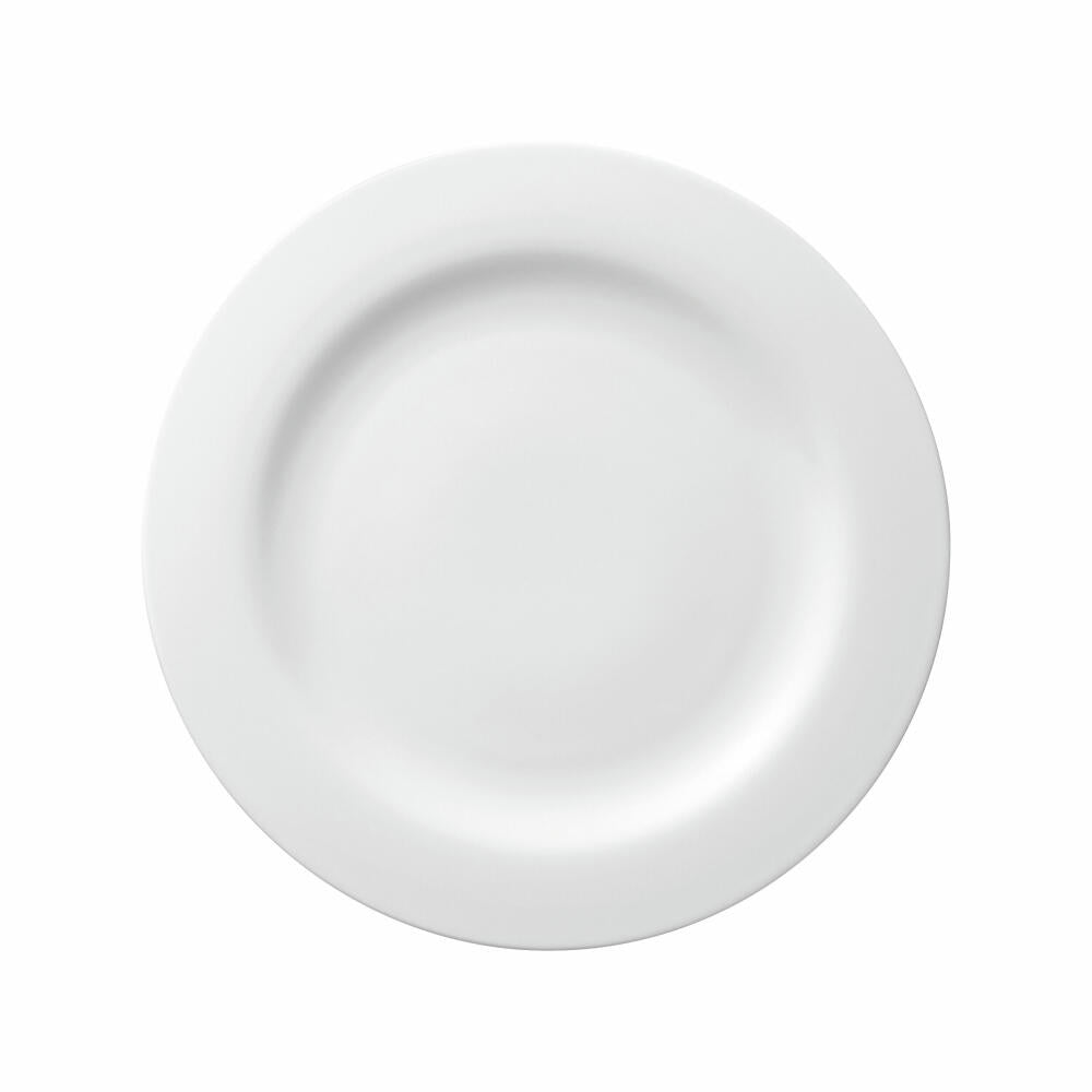 Rosenthal Speiseteller Moon mit Fahne, Porzellan, Weiß, 28 cm, 19600-800001-10028