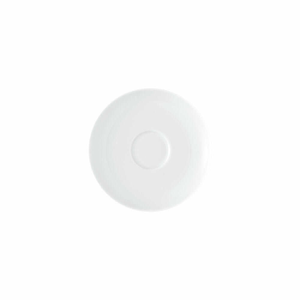 Rosenthal Tee-Untertasse Moon, Porzellan, Weiß, 15.5 cm, 19600-800001-14641