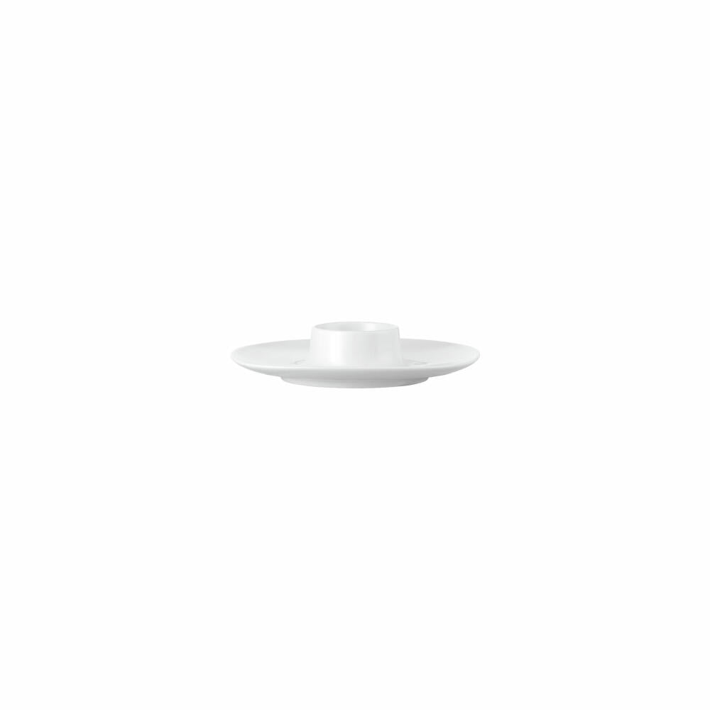 Rosenthal Eierbecher Moon mit Ablage, Porzellan, Weiß, 13 cm, 19600-800001-15525