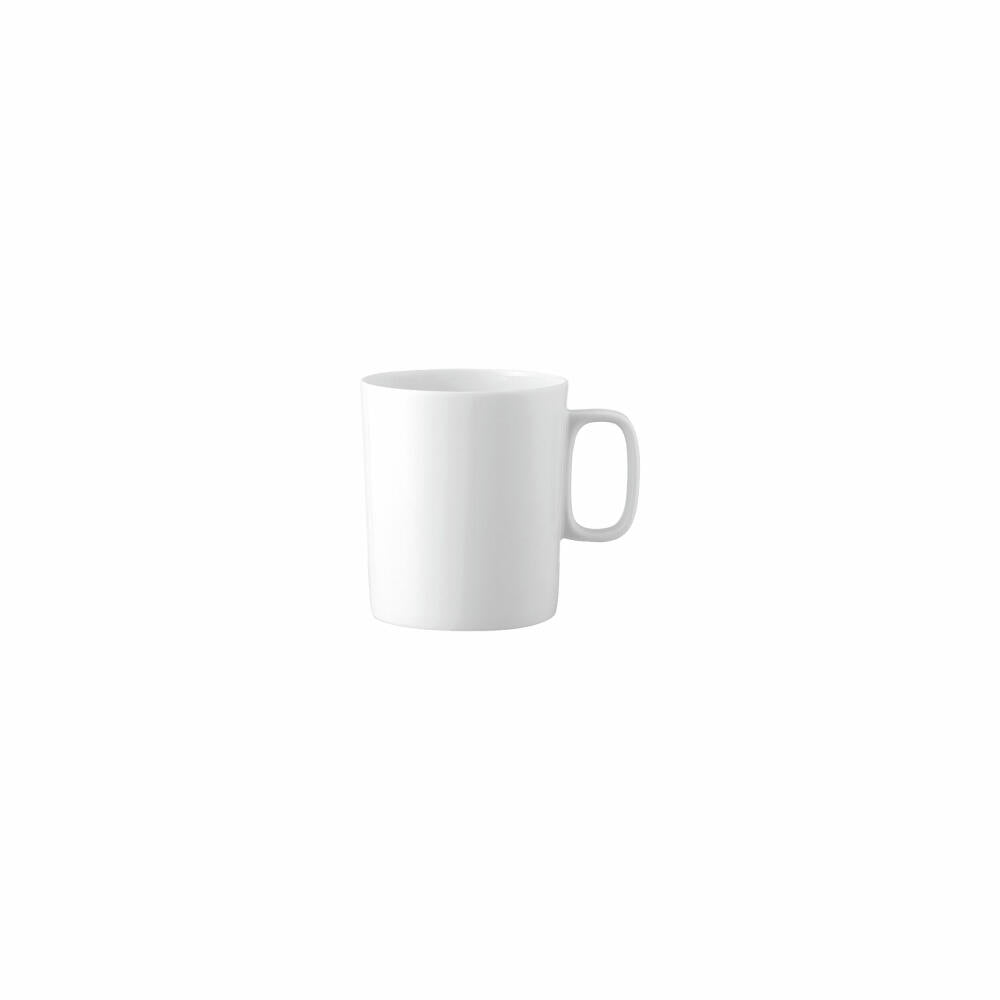 Rosenthal Henkelbecher Moon, Tasse, Porzellan, Weiß, 290 ml, 19600-800001-15505
