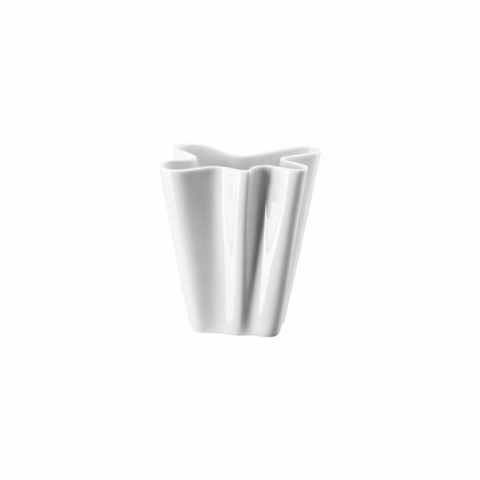 Rosenthal Vase Flux, Dekovase, Porzellan, Weiß, 14 cm, 14259-800001-26014