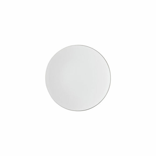 Rosenthal Brotteller TAC Gropius Platin, Porzellan, Weiß-Silber, 16 cm, 11280-403241-10216