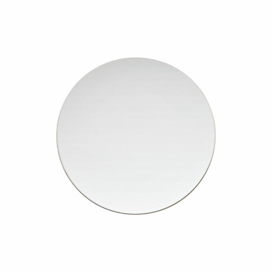 Rosenthal Frühstücksteller TAC Gropius Platin, Porzellan, Weiß-Silber, 22 cm, 11280-403241-10222