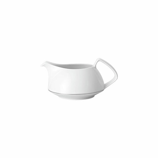 Rosenthal Sauciere TAC Gropius Platin, Porzellan, Weiß-Silber, 550 ml, 11280-403241-11620