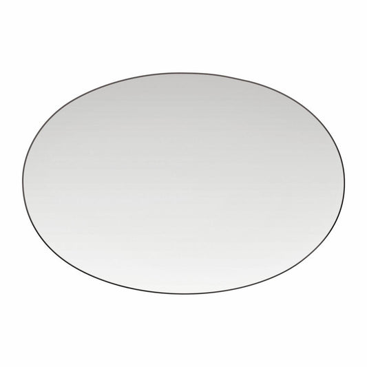 Rosenthal Servierplatte TAC Gropius Platin, Porzellan, Weiß-Silber, 34 cm, 11280-403241-12734
