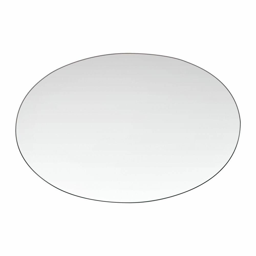 Rosenthal Servierplatte TAC Gropius Platin, Porzellan, Weiß-Silber, 38 cm, 11280-403241-12738