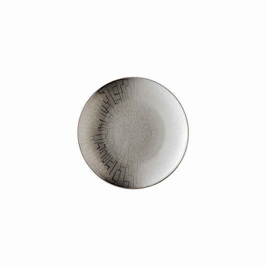 Rosenthal Brotteller TAC Gropius Skin Platinum, Porzellan, Silber, 16 cm, 11280-403239-10216