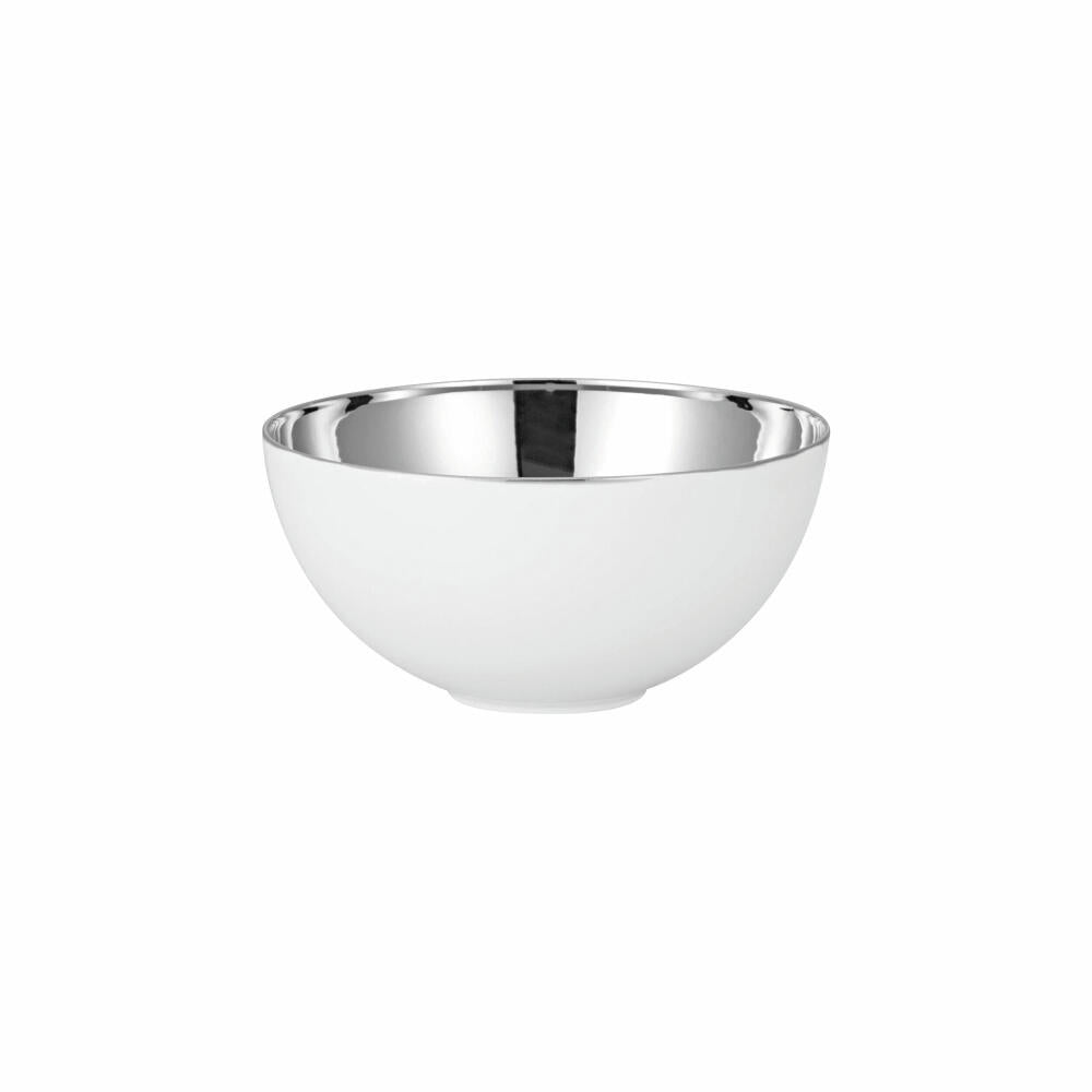 Rosenthal Schüssel TAC Gropius Skin Platin, Porzellan, Silber, 19 cm, 11280-403239-13319