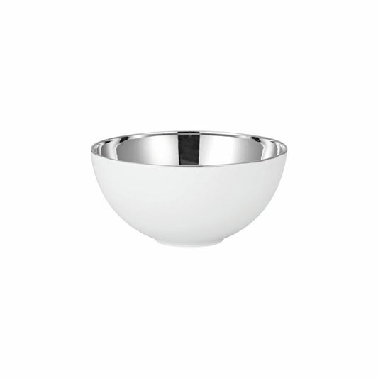 Rosenthal Schüssel TAC Gropius Skin Platin, Porzellan, Silber, 19 cm, 11280-403239-13319