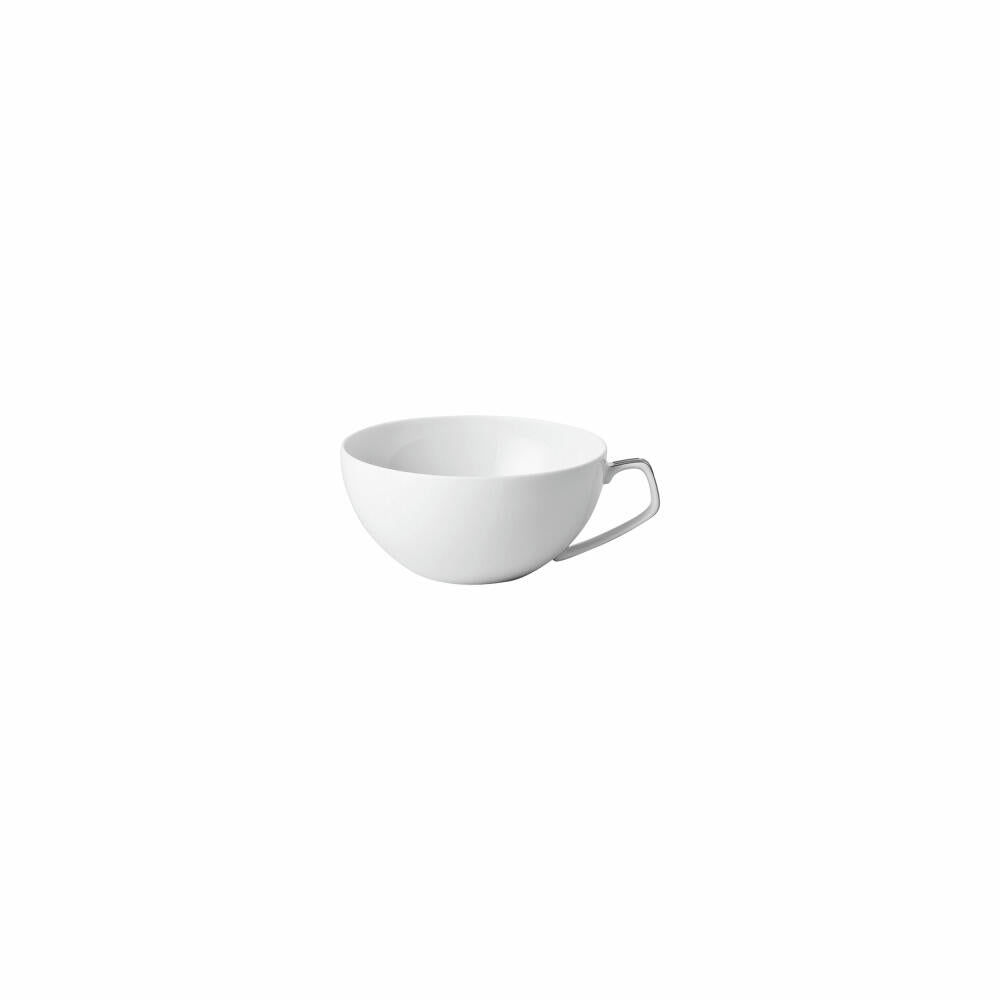 Rosenthal Tee-Obertasse TAC Gropius Skin Platin, Porzellan, Weiß-Silber, 240 ml, 11280-403239-14642