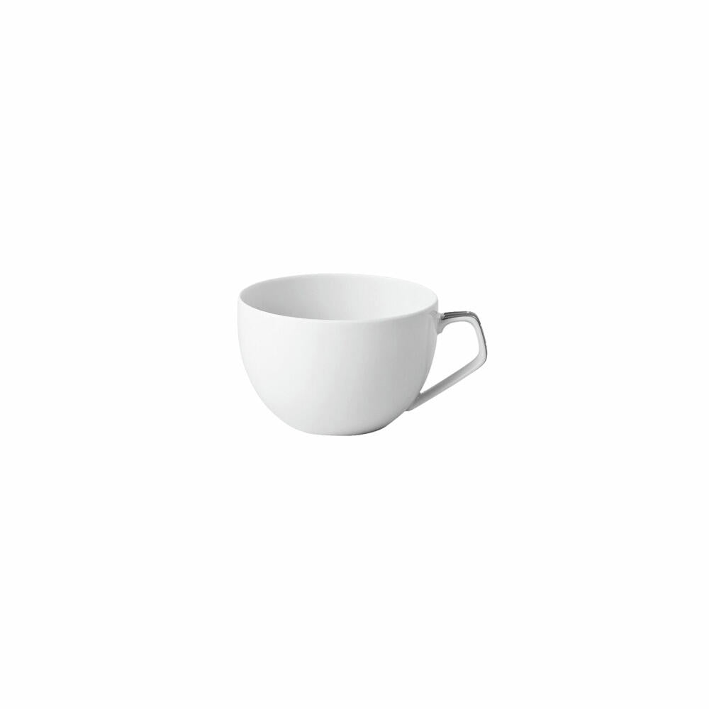Rosenthal Espresso-Obertasse TAC Gropius Skin Platin, Porzellan, Weiß-Silber, 120 ml, 11280-403239-14717