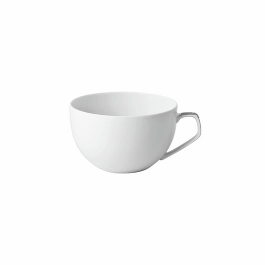 Rosenthal Kombi-Obertasse TAC Gropius Skin Platin, Porzellan, Weiß-Silber, 300 ml, 11280-403239-14772