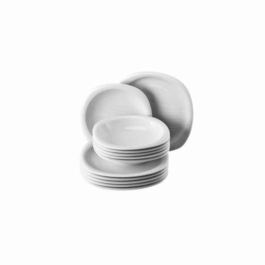 Rosenthal Tafelset Suomi 12-tlg., Service, Porzellan, Weiß, 17000-800001-18339