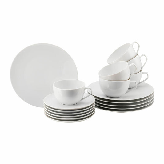 Rosenthal Kaffeeset TAC Gropius 18-tlg., Porzellan, Weiß, 11280-800001-18735