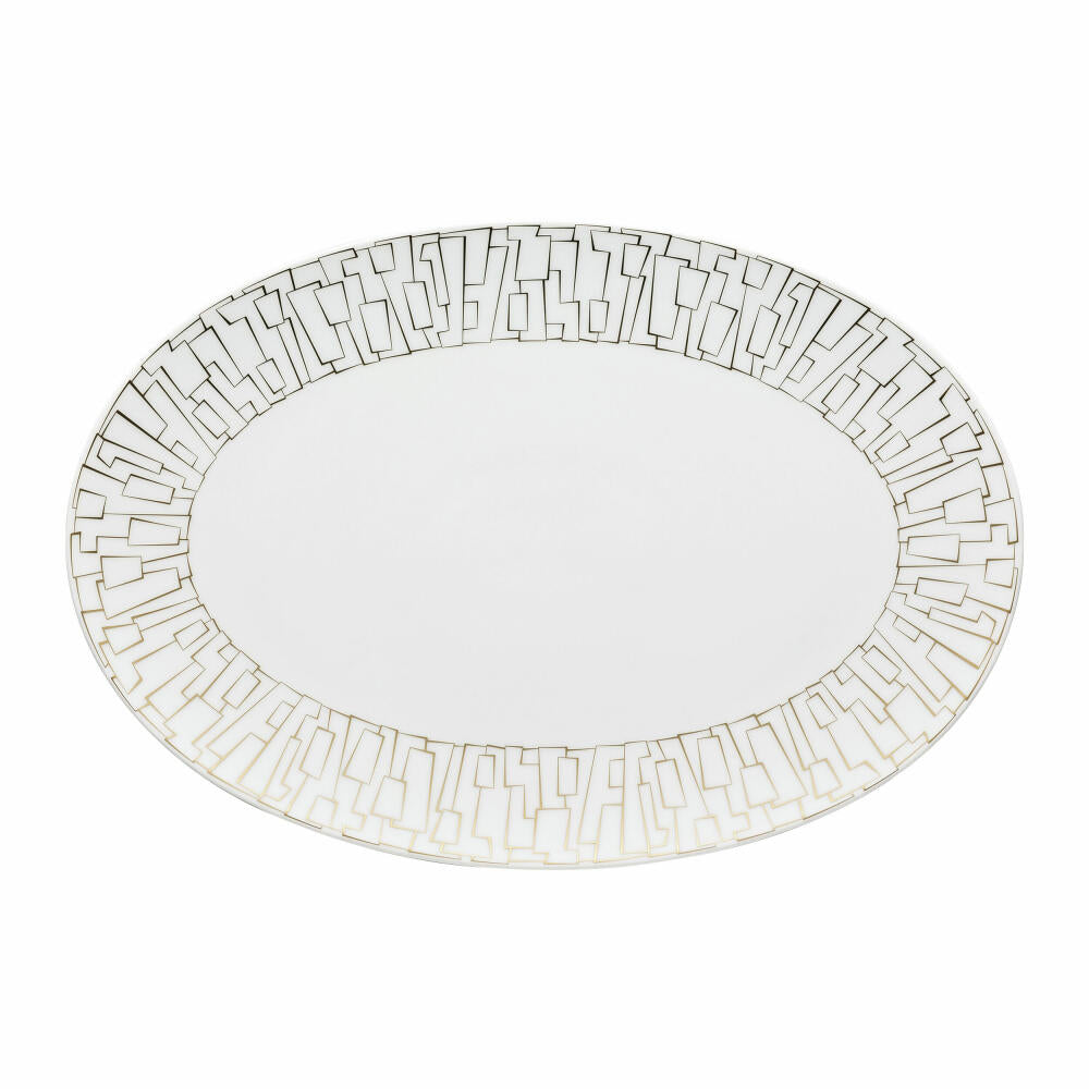 Rosenthal Servierplatte TAC Gropius Skin Gold, Porzellan, Gold, 34 cm, 11280-403255-12734